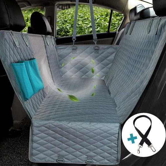 Protective Travel Companion: Dog Car Backseat Cover - Waterproof Mat for Ultimate Comfort and Cleanliness