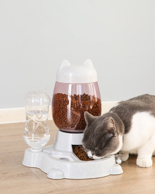 Convenient Mealtime Solutions: Automatic Feeder Bowl for Dogs & Cats – Simplify Your Pet's Feeding Routine!