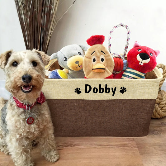 Organize in Style with our Customized Pet Toy Storage Box – A Tailored Solution for Your Furry Friend's Playtime!