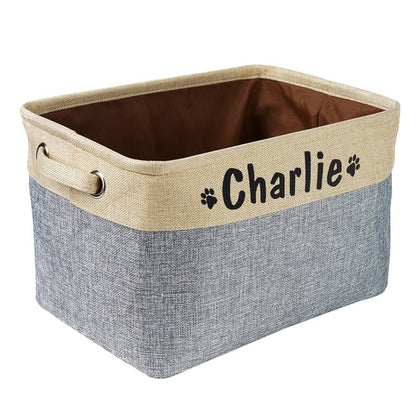 Organize in Style with our Customized Pet Toy Storage Box – A Tailored Solution for Your Furry Friend's Playtime!