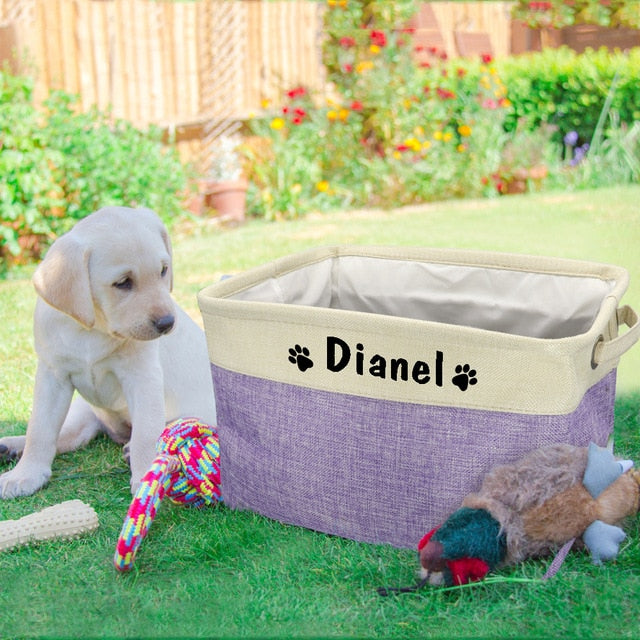 Organize in Style with our Customized Pet Toy Storage Box – A Tailored Solution for Your Furry Friend's Playtime!