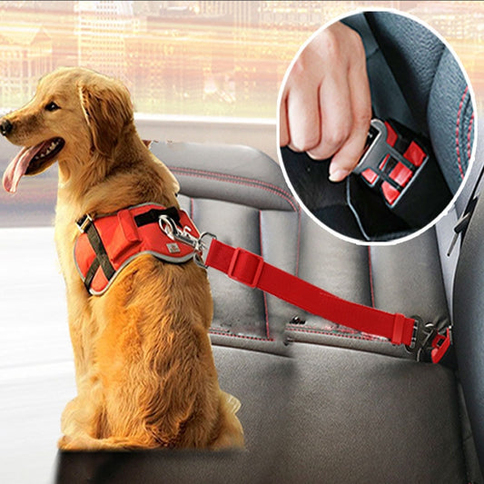 Enhance Pet Safety on the Go with our Adjustable Pet Safety Belt – Secure Travel for Every Journey!