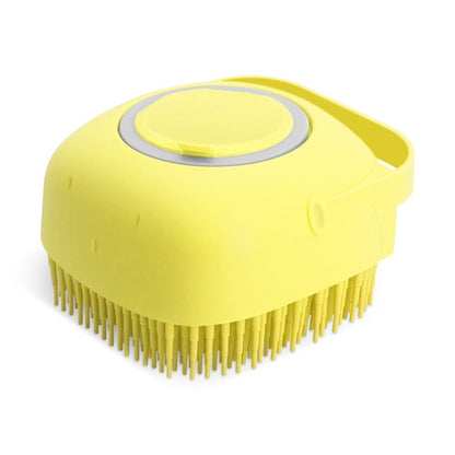 Revitalize Your Pet's Coat: Silicone Shampoo Massage Brush for a Spa-Like Experience!