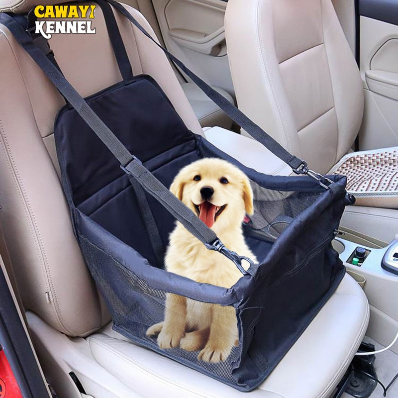 CAWAYI KENNEL Travel Pet Car Seat: Folding Hammock for Safe and Stylish Pet Transportation