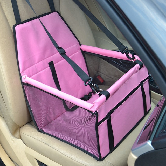 CAWAYI KENNEL Travel Pet Car Seat: Folding Hammock for Safe and Stylish Pet Transportation