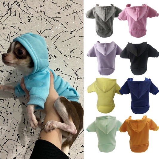 Chic Canine Style: Pure Design Pet Hoodie for Small Dogs - Cozy Fashion for Your Furry Friend!